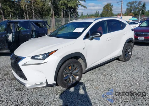 2015 Lexus Nx 200T F Sport z USA, uszkodzony, nr VIN JTJYARBZ0F2021585